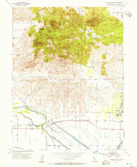 1954 Map of Sutter Buttes, Sutter County, CA — High-Res | Pastmaps